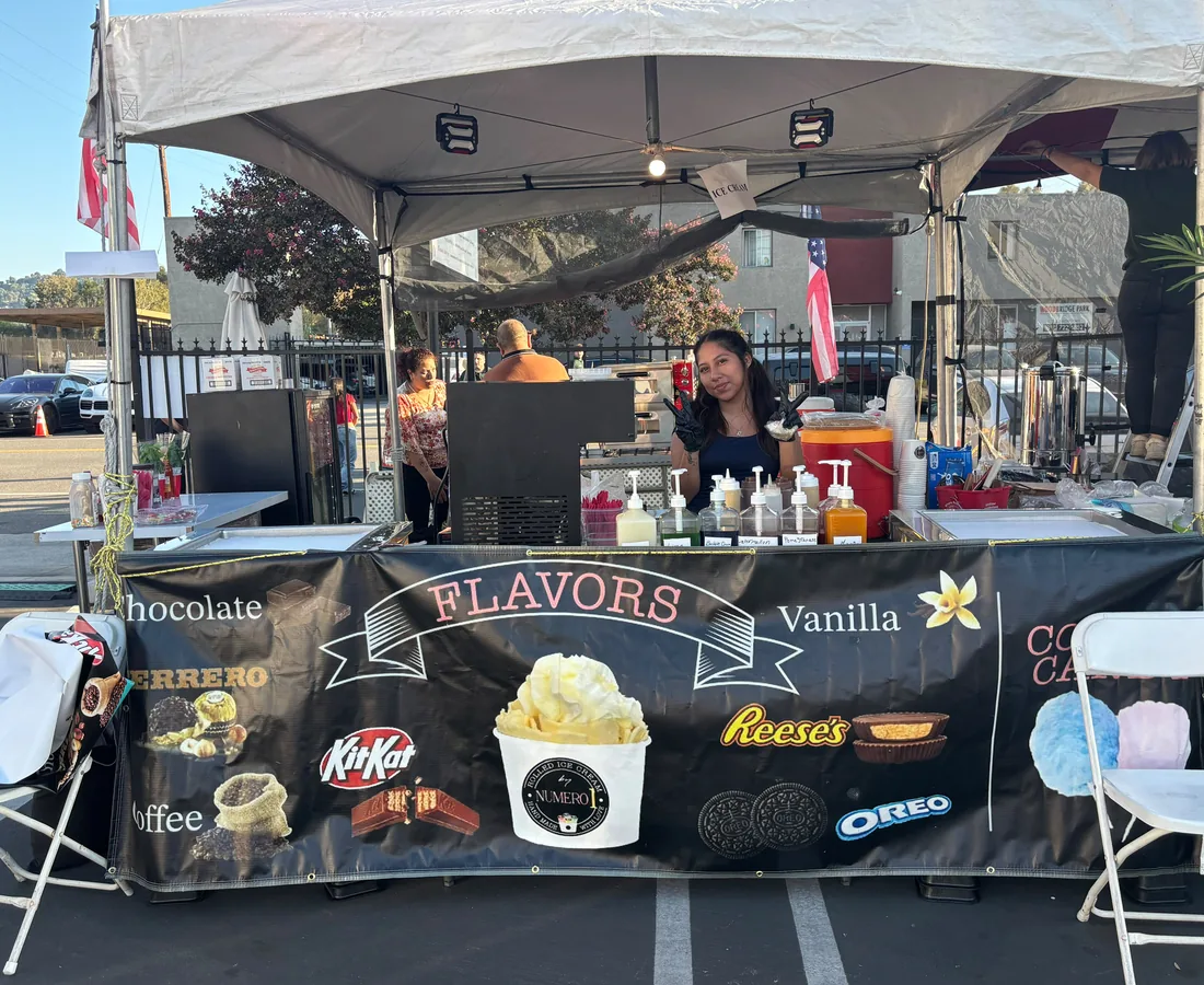 Numero Uno outdoor catering station